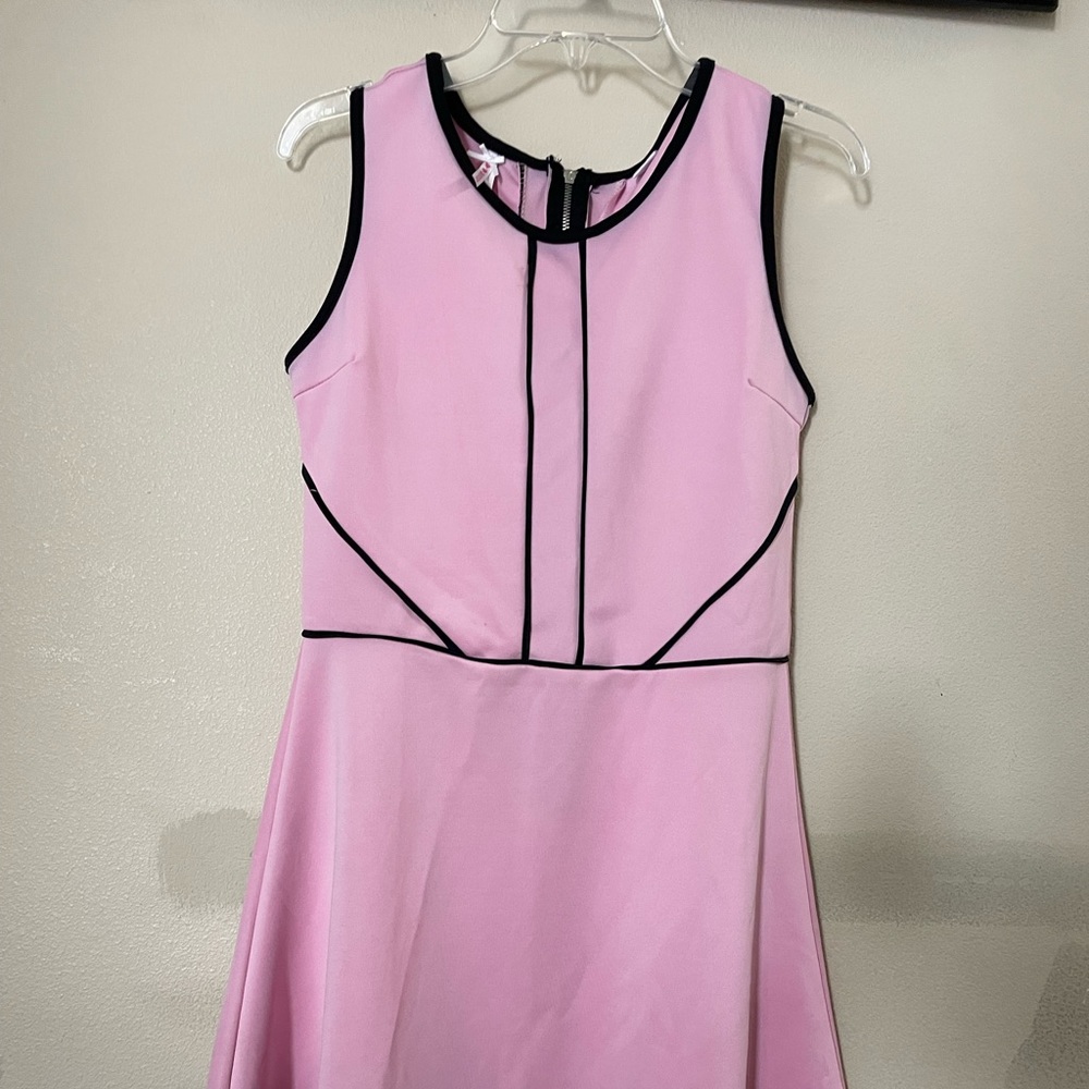 Scooter brown pink girls dress size L (13/14)